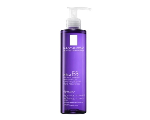 La Roche Posay Mela B3 Micro Peeling Gel Καθαρισμού και Απολέπισης κατά των Kηλίδων, 200ml La Roche Posay Mela B3 Micro Peeling Gel Καθαρισμού και Απολέπισης κατά των Kηλίδων, 200ml