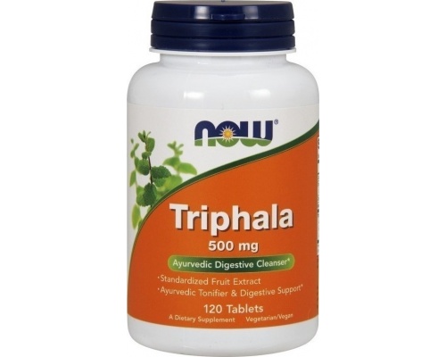 Now Foods Triphala 500mg Συμπλήρωμα Διατροφής για την Καλή Υγεία του Εντέρου, 120 ταμπλέτες Now Foods Triphala 500mg Συμπλήρωμα Διατροφής για την Καλή Υγεία του Εντέρου, 120 ταμπλέτες