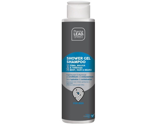 Pharmalead Men Shampoo & Shower Gel Ανδρικό Αφρόλουτρο & Σαμπουάν για Σώμα, Μαλλιά & Γενειάδα, 100ml Pharmalead Men Shampoo & Shower Gel Ανδρικό Αφρόλουτρο & Σαμπουάν για Σώμα, Μαλλιά & Γενειάδα, 100ml