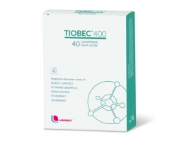 Tiobec 400 Συμπλήρωμα Διατροφής για το οξειδωτικό στρες & το νευρικό σύστημα, 40 δισκία    Tiobec 400 Συμπλήρωμα Διατροφής για το οξειδωτικό στρες & το νευρικό σύστημα, 40 δισκία
