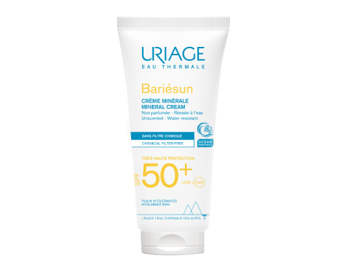 Uriage Bariesun Mineral Cream SPF50+ Αντηλιακή Κρέμα Προσώπου για Ευαίσθητα Δέρματα, 100ml Uriage Bariesun Mineral Cream SPF50+ Αντηλιακή Κρέμα Προσώπου για Ευαίσθητα Δέρματα, 100ml