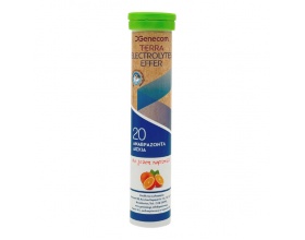 Genecom Terra Electrolytes Effer Συμπλήρωμα Διατροφής με Ηλεκτρολύτες, 20 αναβράζοντα δισκία