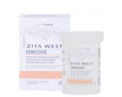 Zita West Femceive Συμπλήρωμα Βακτηριδίων για τη Γονιμότητα, 34 κάψουλες