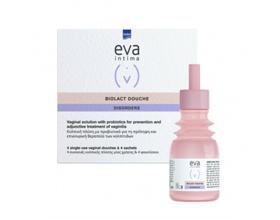 Intermed Eva Intima Biolact Douche Disorders Κολπικές Πλύσεις με Προβιοτικά, 4τμχ