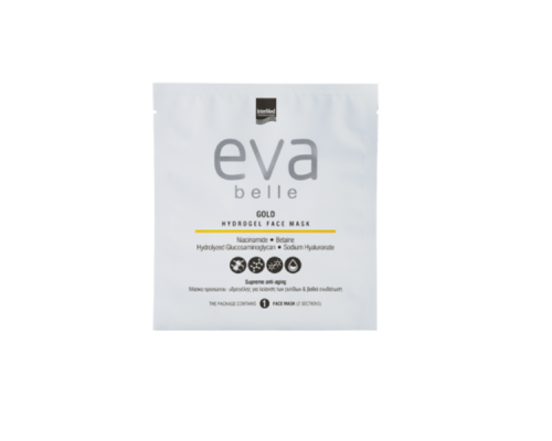 Intermed Eva Belle Gold Hydrogel Face Mask Μάσκα Προσώπου για Αντιγήρανση & Ενυδάτωση, 1τμχ Intermed Eva Belle Gold Hydrogel Face Mask Μάσκα Προσώπου για Αντιγήρανση & Ενυδάτωση, 1τμχ