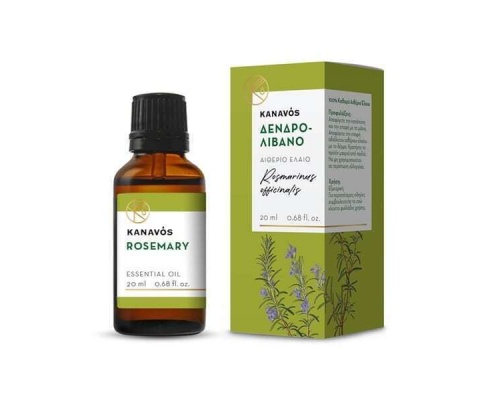 Kanavos Essential Oil Rosemary Αιθέριο Έλαιο Δενδρολίβανο, 20ml Kanavos Essential Oil Rosemary Αιθέριο Έλαιο Δενδρολίβανο, 20ml