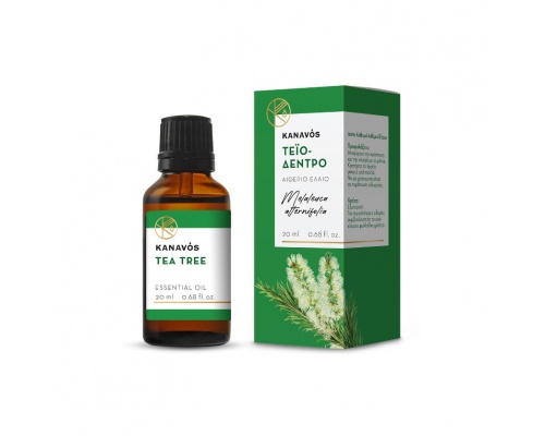 Kanavos Essential Oil Tea Tree Αιθέριο Έλαιο Τεϊόδεντρο, 20ml Kanavos Essential Oil Tea Tree Αιθέριο Έλαιο Τεϊόδεντρο, 20ml