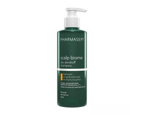 Pharmasept Scalp Biome Dry Dandruff Shampoo Σαμπουάν με Πρεβιοτικά κατά της Ξηρής Πιτυρίδας, 400ml Pharmasept Scalp Biome Dry Dandruff Shampoo Σαμπουάν με Πρεβιοτικά κατά της Ξηρής Πιτυρίδας, 400ml
