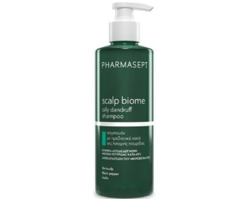 Pharmasept Scalp Biome Oily Dandruff Shampoo Σαμπουάν με Πρεβιοτικά κατά της Λιπαρής Πιτυρίδας, 400ml Pharmasept Scalp Biome Oily Dandruff Shampoo Σαμπουάν με Πρεβιοτικά κατά της Λιπαρής Πιτυρίδας, 400ml