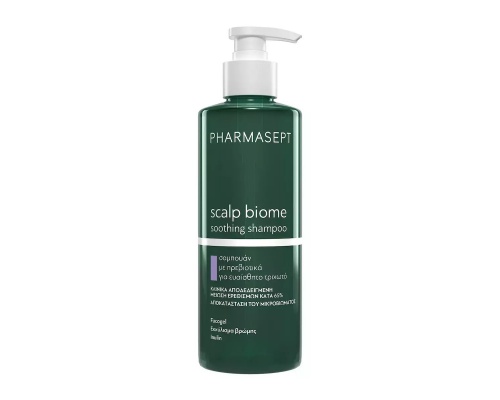 Pharmasept Scalp Biome Shoothing Shampoo Σαμπουάν με Πρεβιοτικά για Ευαίσθητο Τριχωτό, 400ml Pharmasept Scalp Biome Shoothing Shampoo Σαμπουάν με Πρεβιοτικά για Ευαίσθητο Τριχωτό, 400ml