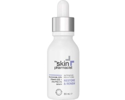 Intermed The Skin Pharmacist Restore & Renew Niacinamide 10% (Vitamin B3) + Zinc Pca 1% Serum Ορός Προσώπου για Ατέλειες & Λιπαρότητα, 30ml Intermed The Skin Pharmacist Restore & Renew Niacinamide 10% (Vitamin B3) + Zinc Pca 1% Serum Ορός Προσώπου για Ατέλειες & Λιπαρότητα, 30ml