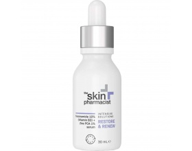 Intermed The Skin Pharmacist Restore & Renew Niacinamide 10% (Vitamin B3) + Zinc Pca 1% Serum Ορός Προσώπου για Ατέλειες & Λιπαρότητα, 30ml