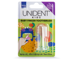 Intermed Unident Kids Baby Finger Toothbrush Βρεφική Οδοντόβουρτσα Δακτύλου, 1τμχ Intermed Unident Kids Baby Finger Toothbrush Βρεφική Οδοντόβουρτσα Δακτύλου, 1τμχ
