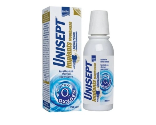 Intermed Unisept Implants Mouthwash Στοματικό Διάλυμα για Οδοντικά Εμφυτεύματα, 250ml Intermed Unisept Implants Mouthwash Στοματικό Διάλυμα για Οδοντικά Εμφυτεύματα, 250ml