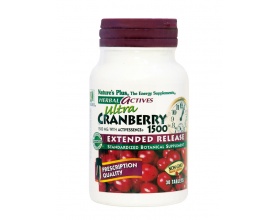 Nature's Plus Herbal Actives Ultra Cranberry 1500mg Συμπλήρωμα Διατροφής για το Ουροποιητικό, 30 ταμπλέτες