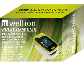Wellion Pulse Oximeter Παλμικό Οξύμετρο για το κορεσμό του οξυγόνου & την μέτρηση των καρδιακών παλμών 1τμχ 