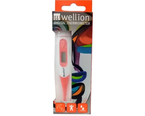 Wellion Digital Thermometer ψηφιακό θερμόμετρο με ηχητική ειδοποίηση 1τμχ  Wellion Digital Thermometer ψηφιακό θερμόμετρο με ηχητική ειδοποίηση 1τμχ