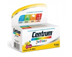Centrum Junior Complete from A to Zinc Πολυβιταμινούχο Συμπλήρωμα Διατροφής για Παιδιά, 30 Mασώμενα Δισκία Centrum Junior Complete from A to Zinc Πολυβιταμινούχο Συμπλήρωμα Διατροφής για Παιδιά, 30 Mασώμενα Δισκία