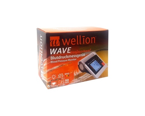 Wellion Wave Professional Πιεσόμετρο για μέτρηση της αρτηριακής πίεσης στον άνω βραχίονα 1 τμχ  Wellion Wave Professional Πιεσόμετρο για μέτρηση της αρτηριακής πίεσης στον άνω βραχίονα 1 τμχ