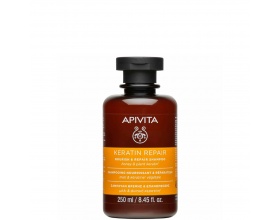 Apivita Keratin Repair Nourish & Repair Shampoo Σαμπουάν Θρέψης & Επανόρθωσης, 250ml