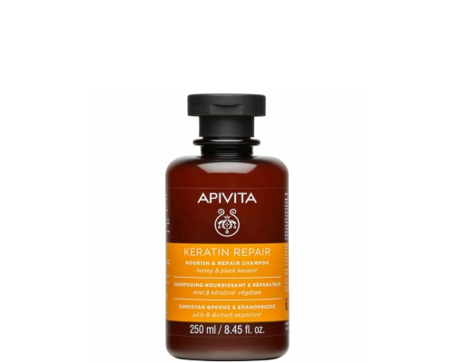 Apivita Keratin Repair Nourish & Repair Shampoo Σαμπουάν Θρέψης & Επανόρθωσης, 250ml Apivita Keratin Repair Nourish & Repair Shampoo Σαμπουάν Θρέψης & Επανόρθωσης, 250ml