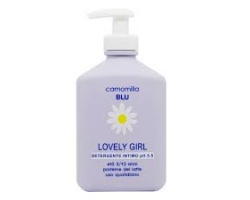 Camomilla BLU Lovely Girl Λοσιόν καθαρισμού ευαίσθητης περιοχής για κορίτσια στην προεφηβική ηλικία με ph 5.5 , 300ml  Camomilla BLU Lovely Girl Λοσιόν καθαρισμού ευαίσθητης περιοχής για κορίτσια στην προεφηβική ηλικία με ph 5.5 , 300ml