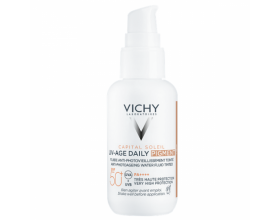 Vichy Capital Soleil UV-AGE Daily Pigment Medium Αντηλιακό Προσώπου με Χρώμα SPF 50+, 40ml Vichy Capital Soleil UV-AGE Daily Pigment Medium Αντηλιακό Προσώπου με Χρώμα SPF 50+, 40ml