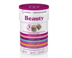 Upsa Nourished Beauty, Συμπλήρωμα για Μαλλιά Νύχια & Δέρμα, 30 Ζελεδάκια Upsa Nourished Beauty, Συμπλήρωμα για Μαλλιά Νύχια & Δέρμα, 30 Ζελεδάκια