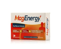 3D Pharmaceutical MagEnergy Συμπλήρωμα Διατροφής με Μαγνήσιο για Ενέργεια & Τόνωση, 40 δισκία 3D Pharmaceutical MagEnergy Συμπλήρωμα Διατροφής με Μαγνήσιο για Ενέργεια & Τόνωση, 40 δισκία
