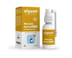 Algem Natura Manuka Spray Junior Παιδικό Σπρέι Λαιμού με Μέλι Manuca & Πρόπολη με Γεύση Φράουλα, 30ml Algem Natura Manuka Spray Junior Παιδικό Σπρέι Λαιμού με Μέλι Manuca & Πρόπολη με Γεύση Φράουλα, 30ml