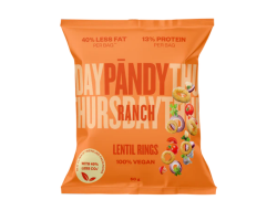 Pandy Lentil Chips-Ranch Πρωτεϊνικά Τσιπς Φακής με γεύση Φρέσκων Μυρωδικών, 50gr Pandy Lentil Chips-Ranch Πρωτεϊνικά Τσιπς Φακής με γεύση Φρέσκων Μυρωδικών, 50gr