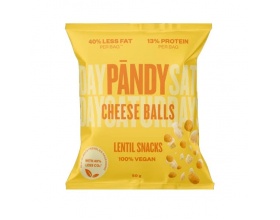 Pandy Lentil Chips-Cheese Balls Πρωτεϊνικά Τσιπς Φακής με γεύση Τυριού, 50gr
