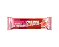 Pro!Brands Protein Bar Strawberry & Yoghurt Μπάρα Πρωτεΐνης με γεύση Φράουλα & Γιαούρτι, 45gr Pro!Brands Protein Bar Strawberry & Yoghurt Μπάρα Πρωτεΐνης με γεύση Φράουλα & Γιαούρτι, 45gr