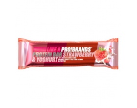 Pro!Brands Protein Bar Strawberry & Yoghurt Μπάρα Πρωτεΐνης με γεύση Φράουλα & Γιαούρτι, 45gr
