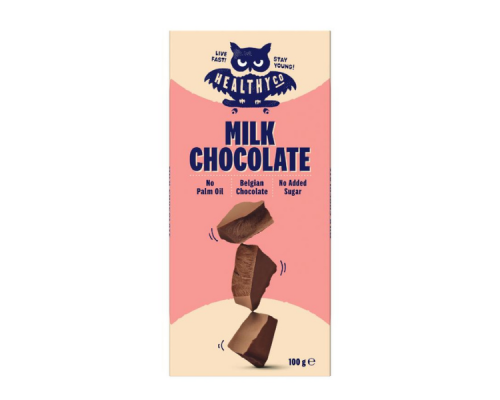 Healthy Co Milk Chocolate Σοκολάτα Γάλακτος χωρίς Ζάχαρη & Φοινικέλαιο, 100gr Healthy Co Milk Chocolate Σοκολάτα Γάλακτος χωρίς Ζάχαρη & Φοινικέλαιο, 100gr
