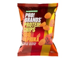Pro!Brands Protein Chips BBQ Paprika Πρωτεϊνικά Τσιπς με γεύση Μπάρμπεκιου & Πάπρικα, 50gr Pro!Brands Protein Chips BBQ Paprika Πρωτεϊνικά Τσιπς με γεύση Μπάρμπεκιου & Πάπρικα, 50gr