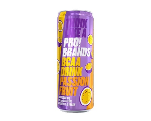 Pro!Brands BCAA Drink Passion Fruit Ενεργειακό Ποτό με Αμινοξέα BCAA & γεύση Passion Fruit, 330ml Pro!Brands BCAA Drink Passion Fruit Ενεργειακό Ποτό με Αμινοξέα BCAA & γεύση Passion Fruit, 330ml