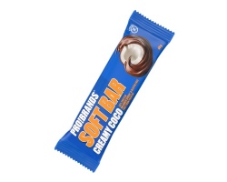 Pro!Brands Soft Bar Creamy Choco Μαλακή Μπάρα Πρωτεΐνης με Νιφάδες Καρύδας & Επικάλυψη Σοκολάτας, 40gr Pro!Brands Soft Bar Creamy Choco Μαλακή Μπάρα Πρωτεΐνης με Νιφάδες Καρύδας & Επικάλυψη Σοκολάτας, 40gr
