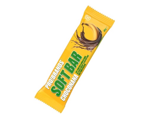 Pro!Brands Soft Bar Choconana Μαλακή Μπάρα Πρωτεΐνης με άρωμα Μπανάνας & Επικάλυψη Σοκολάτας, 40gr Pro!Brands Soft Bar Choconana Μαλακή Μπάρα Πρωτεΐνης με άρωμα Μπανάνας & Επικάλυψη Σοκολάτας, 40gr