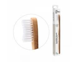 THE HUMBLE CO. Humble Brush Bamboo Toothbrush Medium Adult White - Medium, 1pc THE HUMBLE CO. Humble Brush Bamboo Toothbrush Medium Adult White - Medium, 1pc