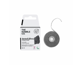 THE HUMBLE CO. Dental Floss Charcoal Οδοντικό Νήμα Καθαρισμού με Ενεργό Άνθρακα, 50μ 