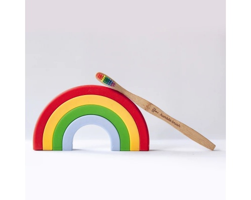 THE HUMBLE CO. Humble Brush Οδοντόβουρτσα για Ευαίσθητα Δόντια & Ούλα Ενηλίκων Πολύχρωμη-Proud Edition, 1τμχ THE HUMBLE CO. Humble Brush Οδοντόβουρτσα για Ευαίσθητα Δόντια & Ούλα Ενηλίκων Πολύχρωμη-Proud Edition, 1τμχ