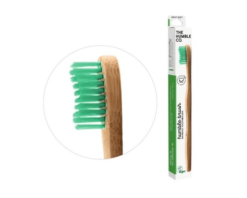 THE HUMBLE CO. Humble Brush Οδοντόβουρτσα Μαλακή Ενηλίκων Πράσινη, 1τμχ THE HUMBLE CO. Humble Brush Οδοντόβουρτσα Μαλακή Ενηλίκων Πράσινη, 1τμχ