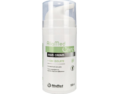 AliaMed Care MSM Cream Κρέμα για Ανακούφιση της Περιοχής Πέριξ των Αρθώσεων, 100ml AliaMed Care MSM Cream Κρέμα για Ανακούφιση της Περιοχής Πέριξ των Αρθώσεων, 100ml