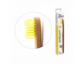 THE HUMBLE CO. Humble Brush Bamboo Παιδική Οδοντόβουρτσα Πολύ Μαλακή Κίτρινη, 1τμχ