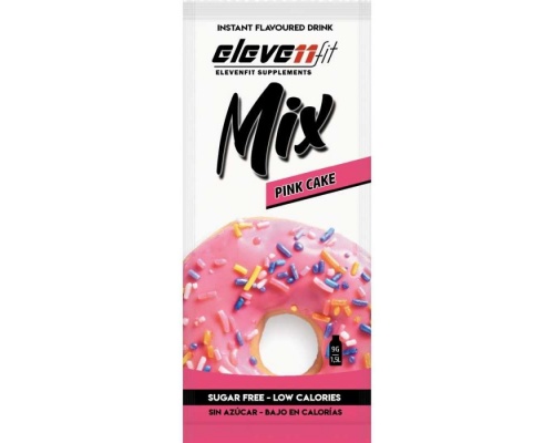 Eleven Fit Mix Pink Cake Μείγμα για Ρόφημα/Γλυκό χωρίς Ζάχαρη με γεύση Pink Cake, 9gr Eleven Fit Mix Pink Cake Μείγμα για Ρόφημα/Γλυκό χωρίς Ζάχαρη με γεύση Pink Cake, 9gr