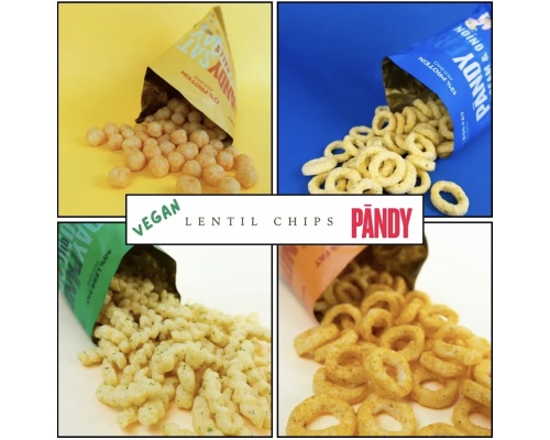 Pandy Lentil Chips-Sourcream & Onion Πρωτεϊνικά Τσιπς Φακής με γεύση Κρέμα & Κρεμμύδι, 50gr Pandy Lentil Chips-Sourcream & Onion Πρωτεϊνικά Τσιπς Φακής με γεύση Κρέμα & Κρεμμύδι, 50gr