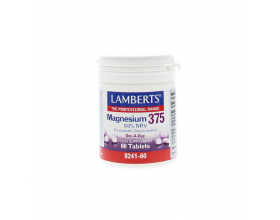 Lamberts Magnesium 375 Μαγνήσιο, 60 ταμπλέτες Lamberts Magnesium 375 Μαγνήσιο, 60 ταμπλέτες