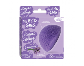 The Eco Gang Konjac Sponge Levander Σφουγγαράκι Προσώπου Konjac με Λεβάντα, 1τμχ