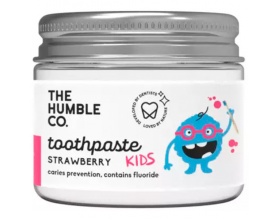 THE HUMBLE CO. Toothpaste Strawberry Kids Παιδική Οδοντόκρεμα με γεύση Φράουλα σε Βαζάκι, 50ml